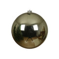 Kerstbal groot glanzend | plastic | rozemarijn | 14cm