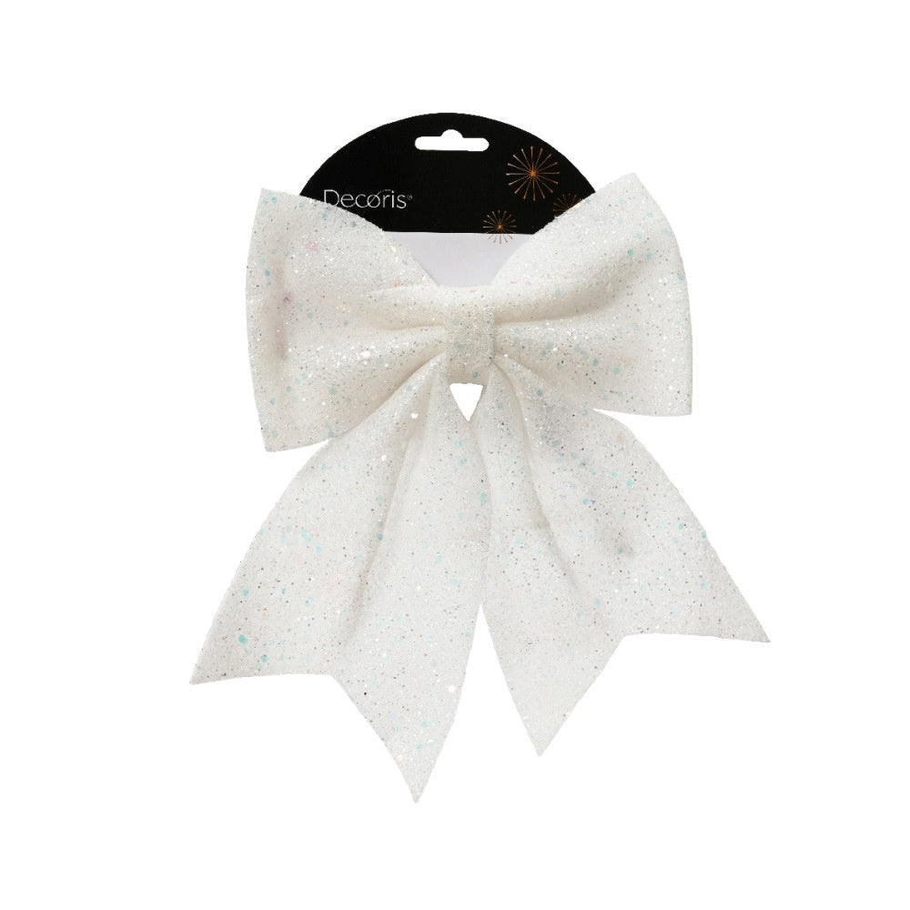 Kerststrik | spons | wit | 17cm