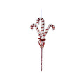 Kersthanger zuurstokken | foam | rood/wit | 58cm