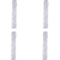 Icelandic kerstguirlande set van 2 | wit | 180cm