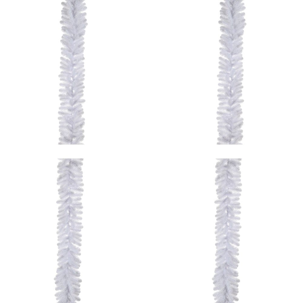 Icelandic kerstguirlande set van 4 | wit | 270cm