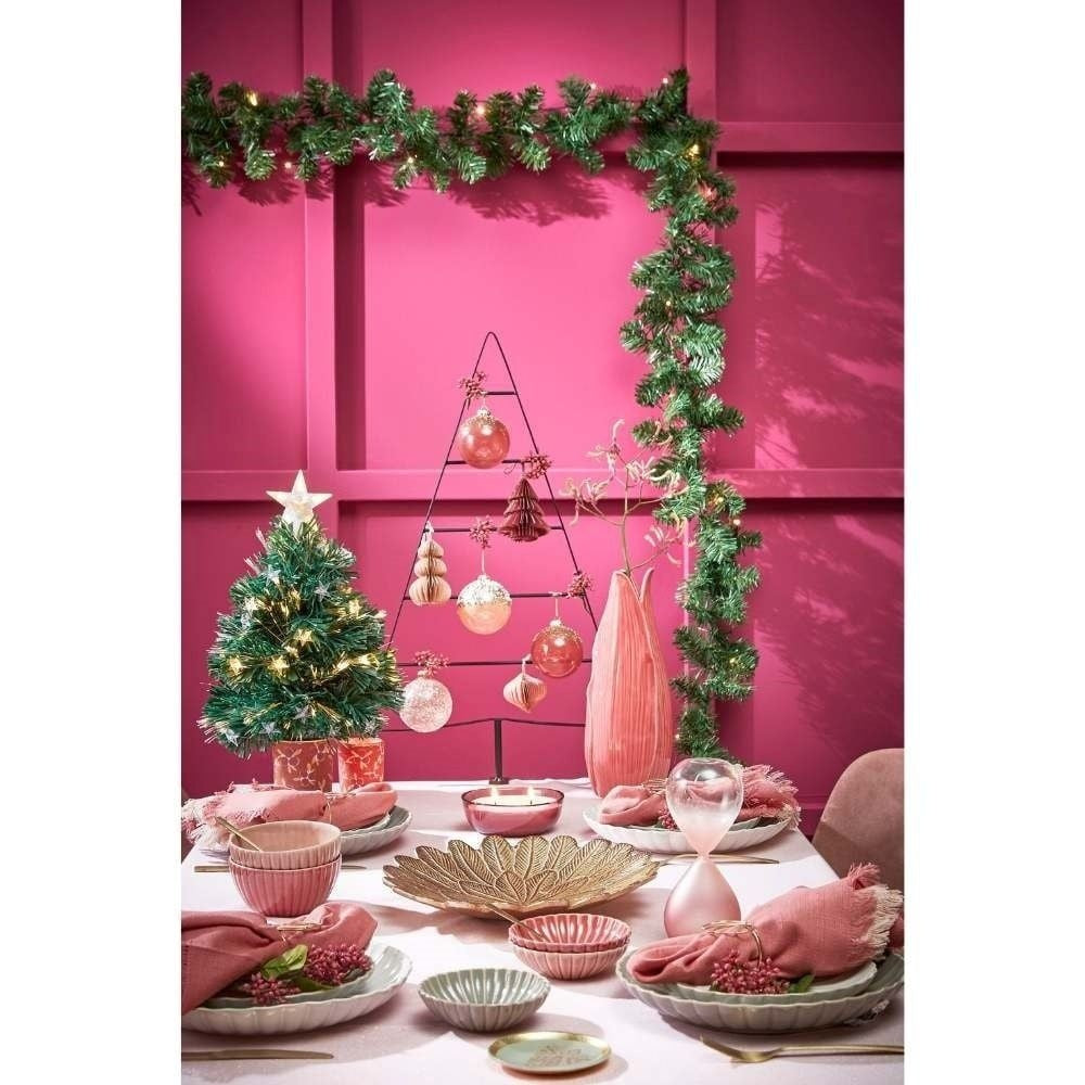 Norton kerstguirlande set van 6 | groen | 180cm