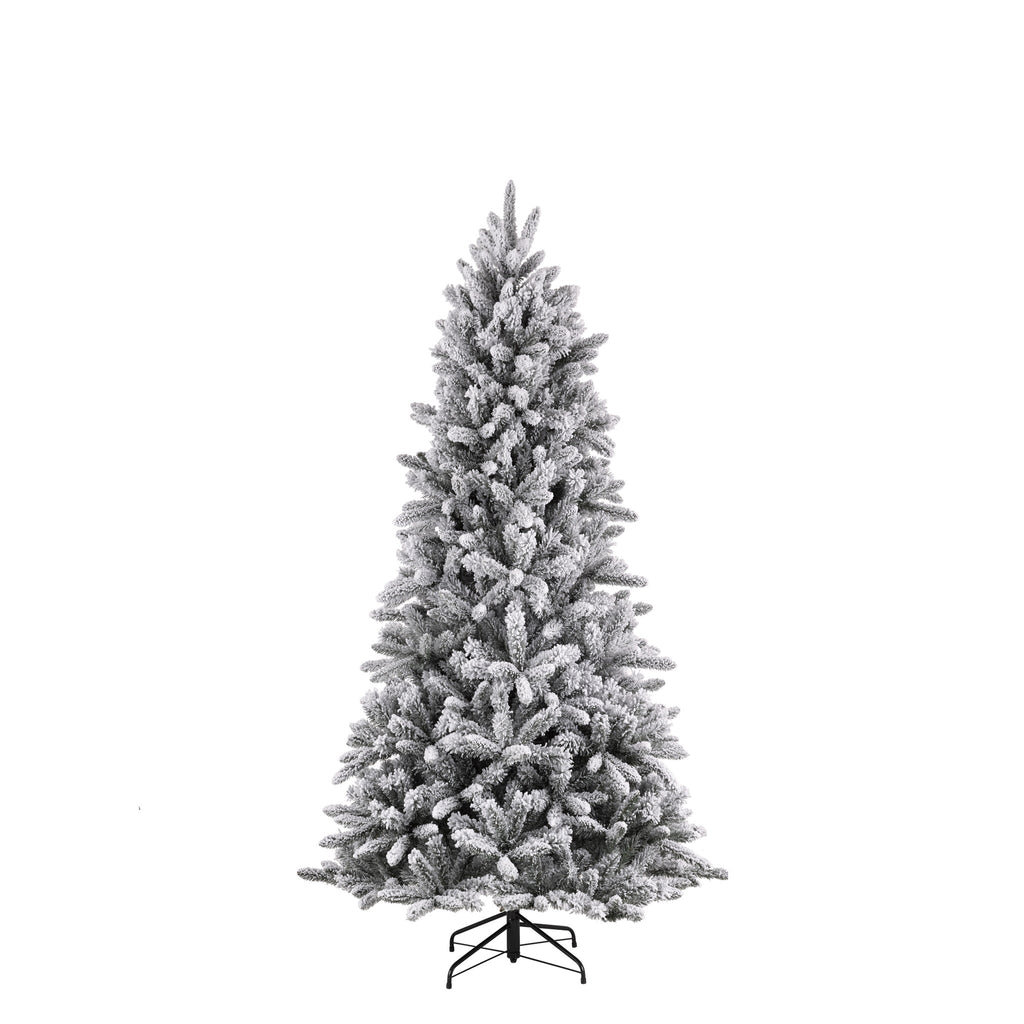 Snowdon kunstkerstboom 215xø127cm | groen met bevroren details