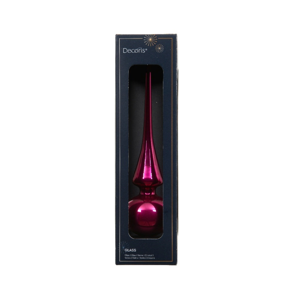 Piek van glas | rood | 26cm