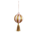 Kersthanger met gouden hangkwast | 14cm