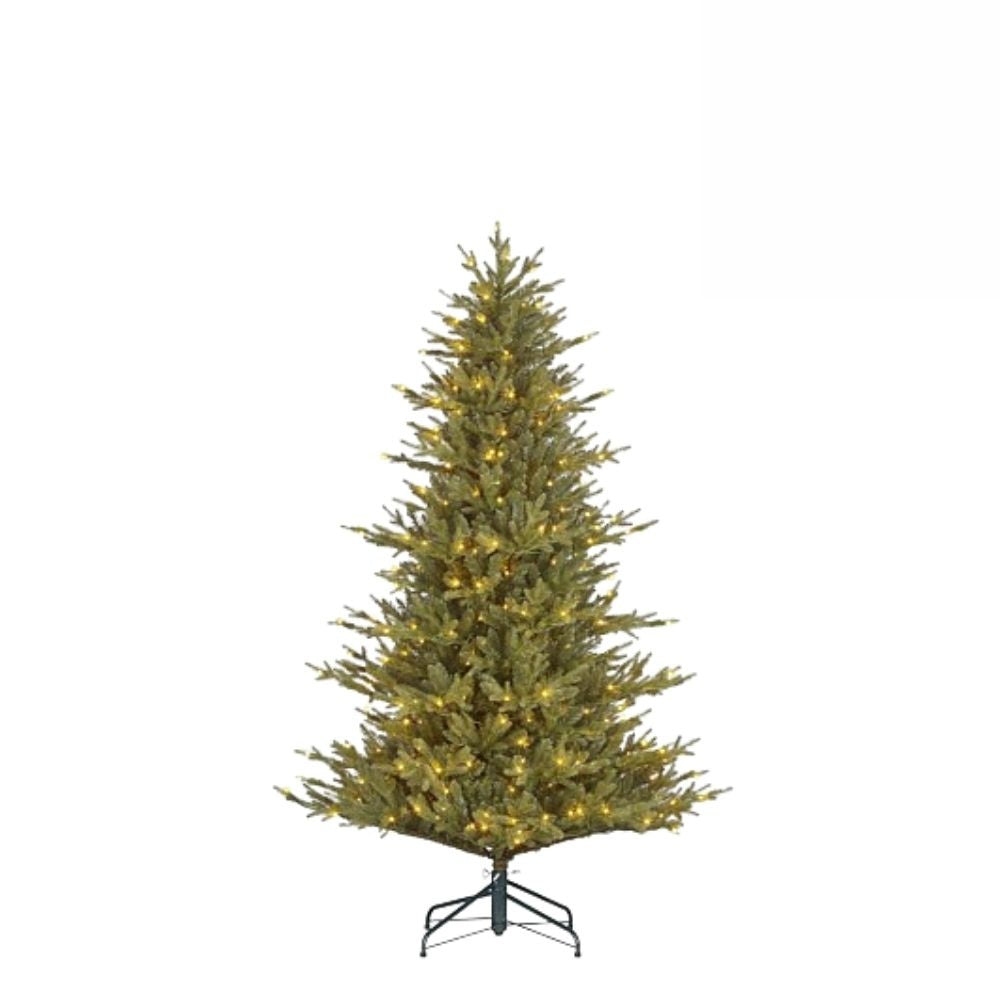 Meran kunstkerstboom 185xø127cm | groen met 264 LED lampjes