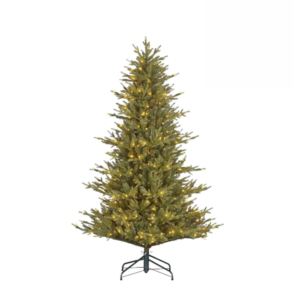 Meran kunstkerstboom 215xø137cm | groen met 384 LED lampjes