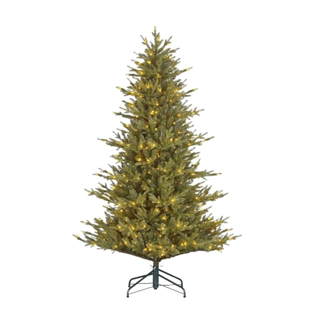 Meran kunstkerstboom 230xø137cm | groen met 408 LED lampjes