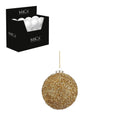 Kerstbal | onbreekbaar | goud | 10cm