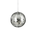 Disco kerstbal | spiegelend | zilver | 15cm