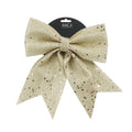 Kerststrik | polyester | champagne | 28cm