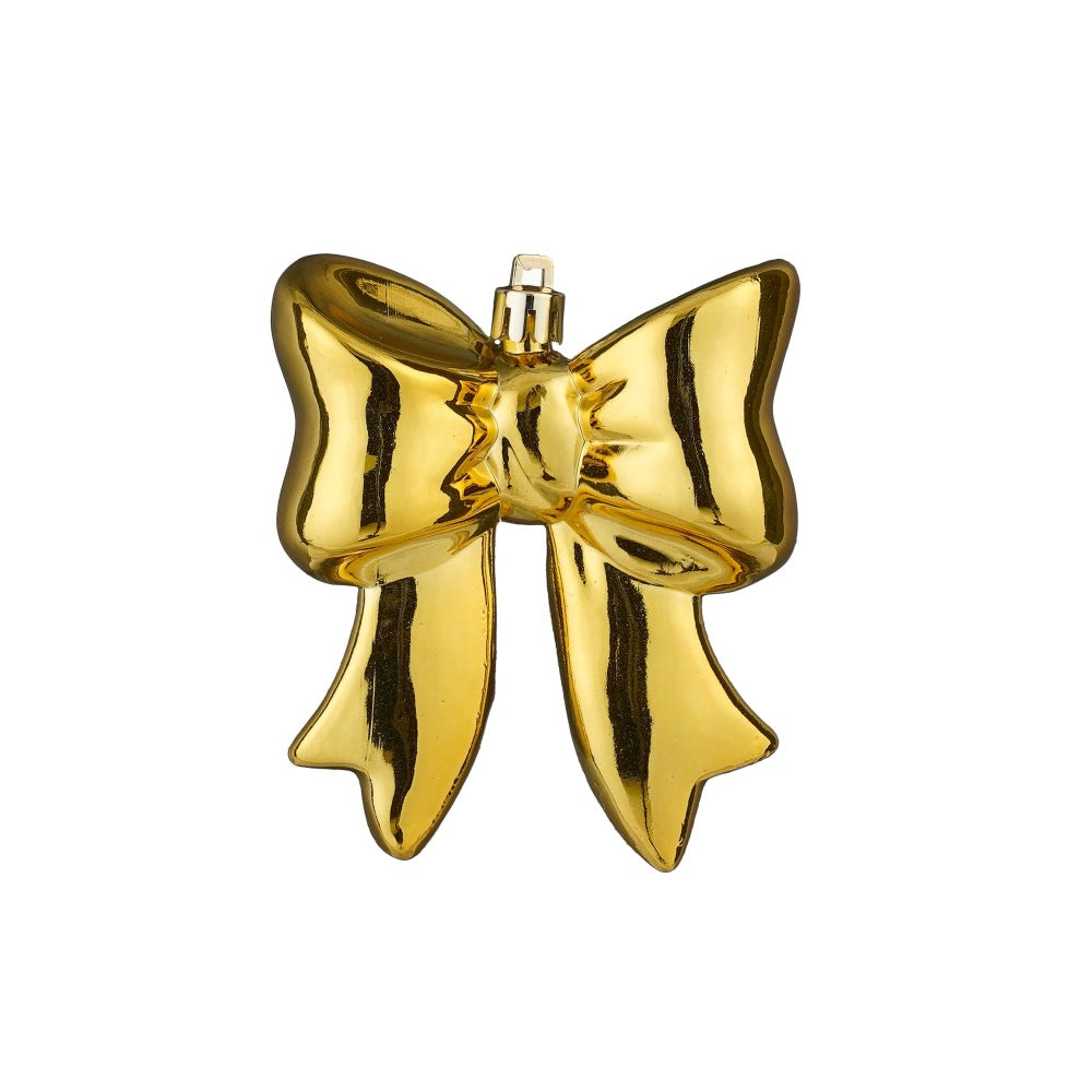 Kersthanger strik | onbreekbaar | goud | 10cm