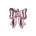 Kersthanger strik | onbreekbaar | roze | 10cm