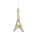 Kersthanger Eiffeltoren | onbreekbaar | champagne | 16,5cm