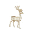 Kersthanger rendier | onbreekbaar | champagne | 15cm