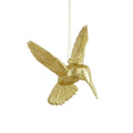 Kersthanger kolibrie | onbreekbaar | goud | 9,5cm