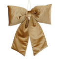 Kerststrik | polyester/fluweel | goud | 50cm