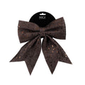 Kerststrik | plastic | donkerbruin | 28cm