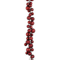 Kerstslinger | kunststof/onbreekbaar | donkerrood | 180cm