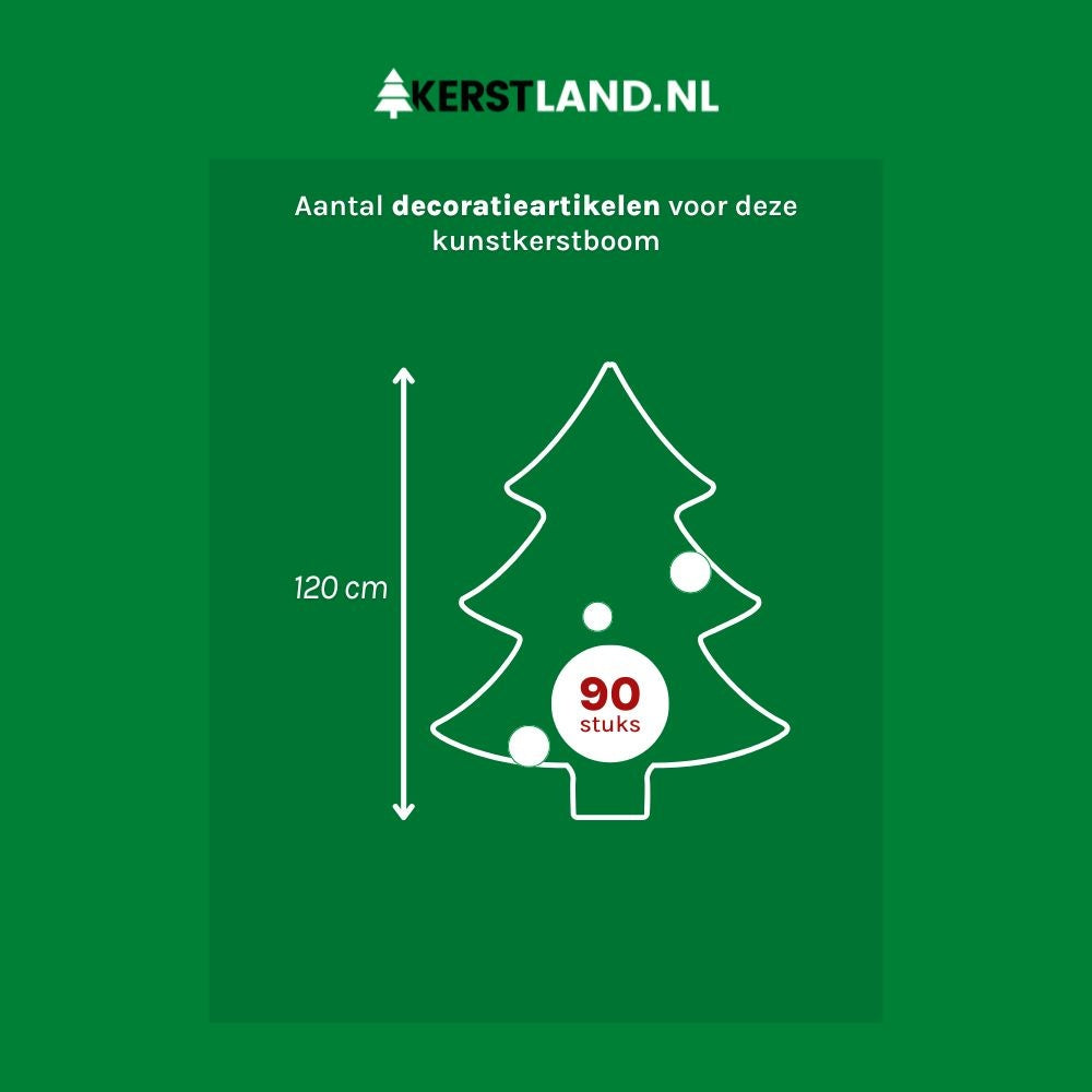 Brampton kunstkerstboom 120xø86cm | groen