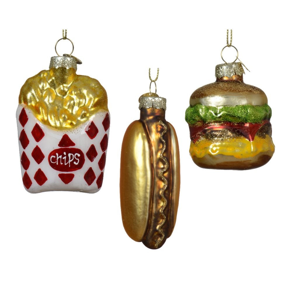 Kersthanger snacks box | 3-delig | glas