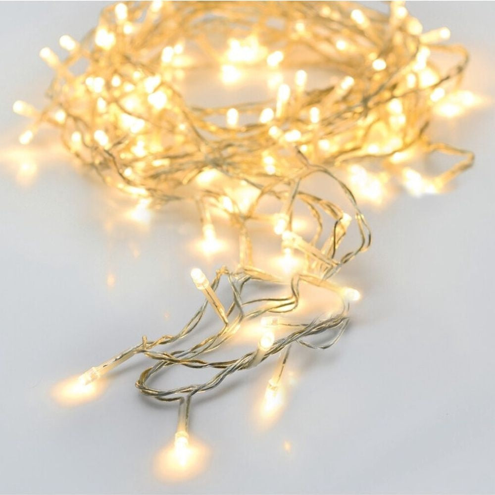 Kerstverlichting | 96 LED lampjes | met timer functie | warm wit | 7m