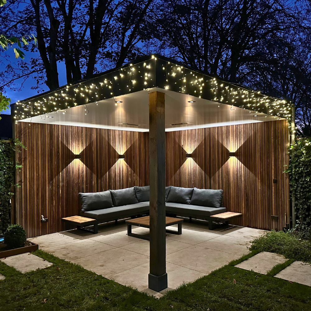IJspegelverlichting | 180 LED lampjes | warm wit | 6 meter