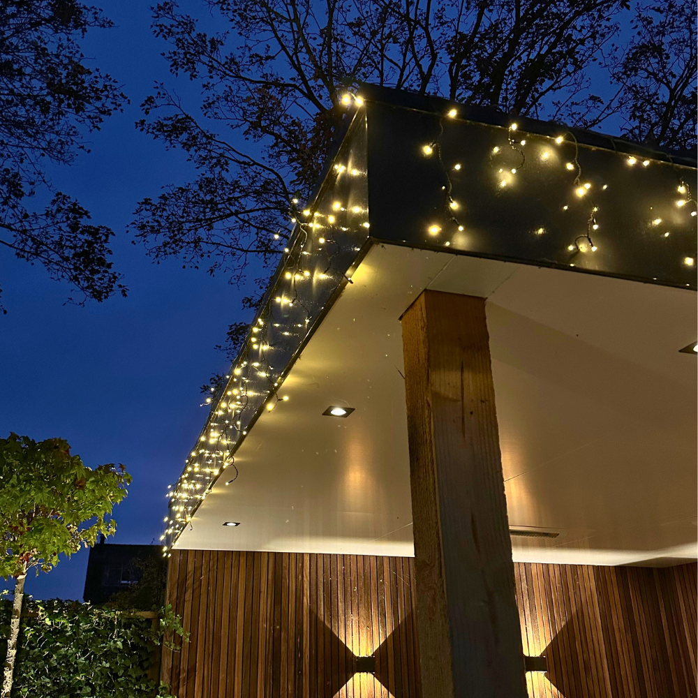 IJspegelverlichting | 180 LED lampjes | warm wit | 6 meter