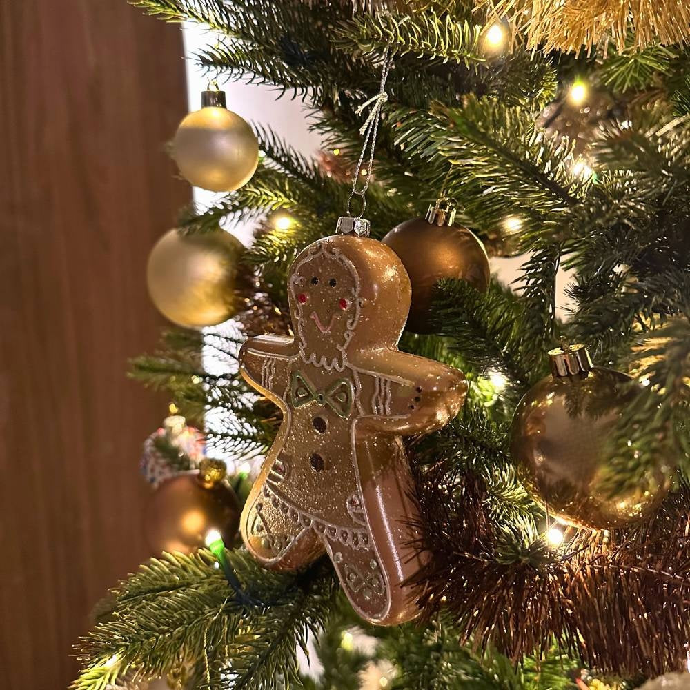 Kersthanger koekemannetje/gingerbread | onbreekbaar | 16cm