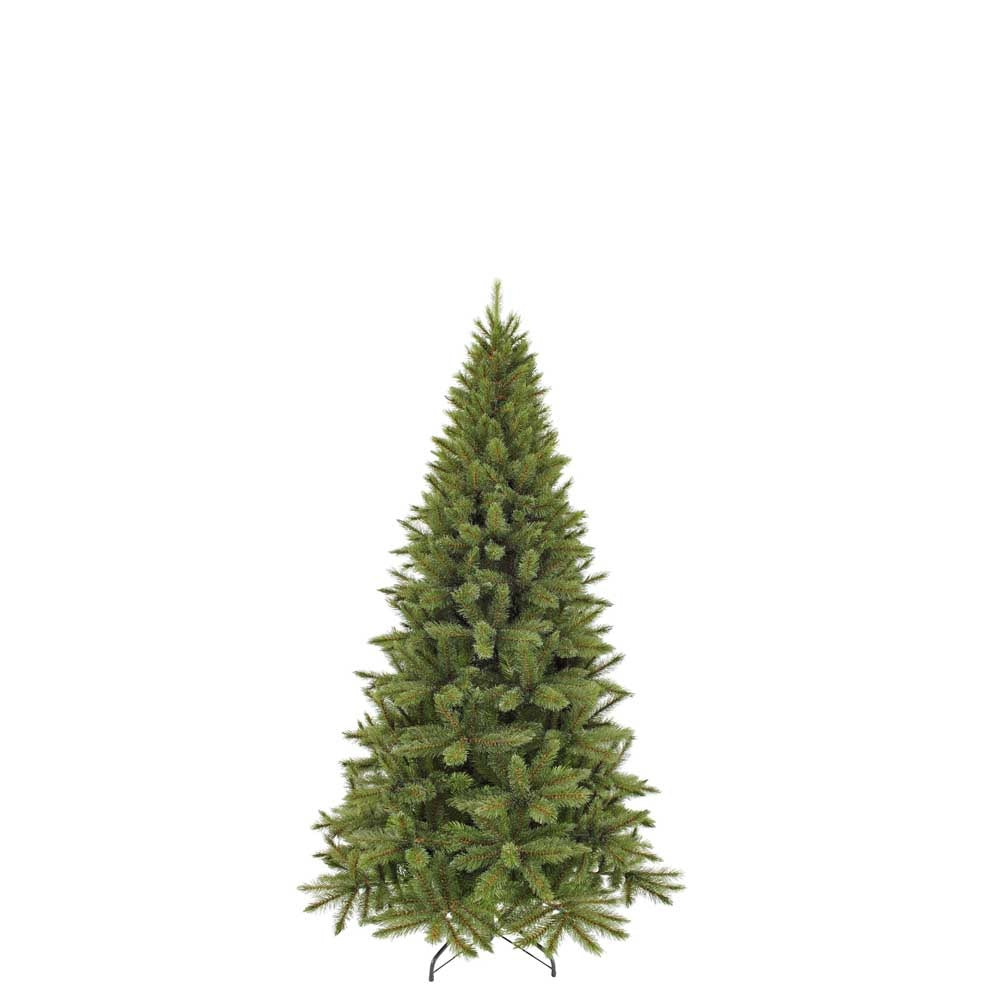 Forest Frosted Slim kunstkerstboom 155xø86cm | groen met bevroren details