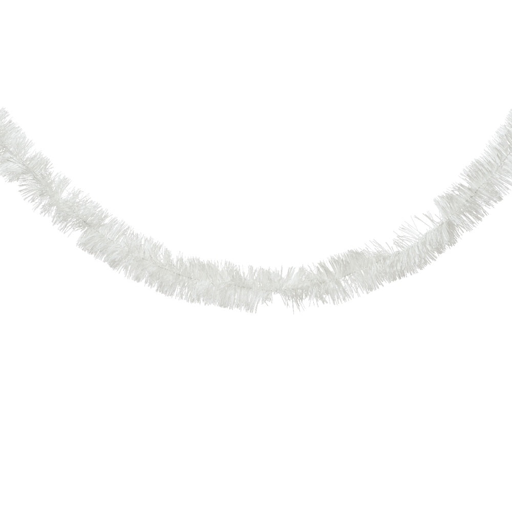 Kerstslinger lametta | winterwit | 270cm
