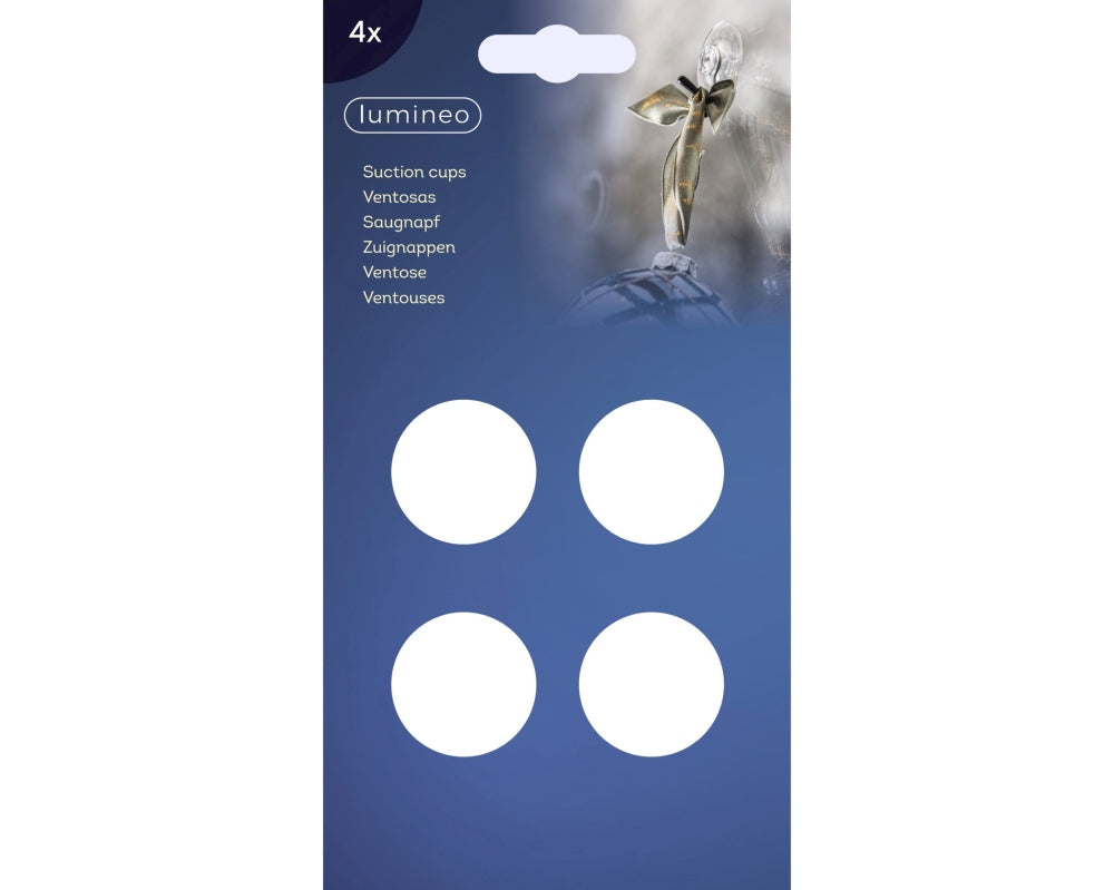 Ophanghaken voor buiten | kunststof | wit | set van 4 | 3,5cm