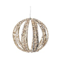 Bal met verlichting | kunststof | goud/warm wit | 50cm