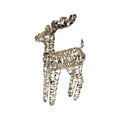 Rendier met verlichting | kunststof | goud/warm wit | 66cm