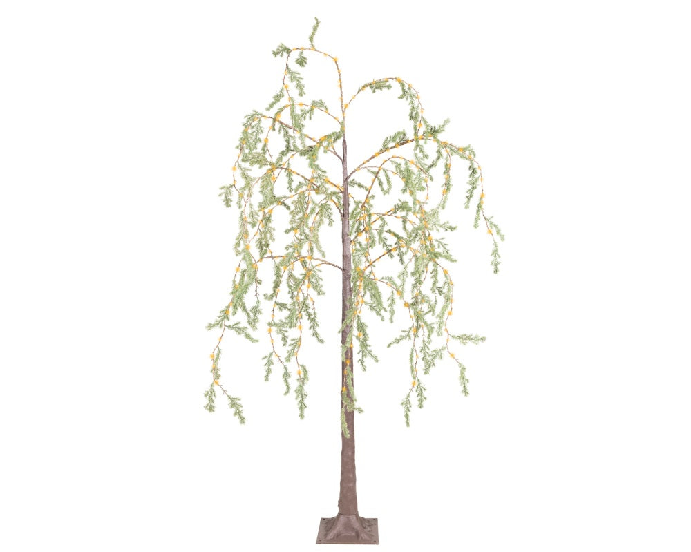 Wilgenboom voor buiten | 360 LED lampjes | bruin/klassiek warm wit | 150cm