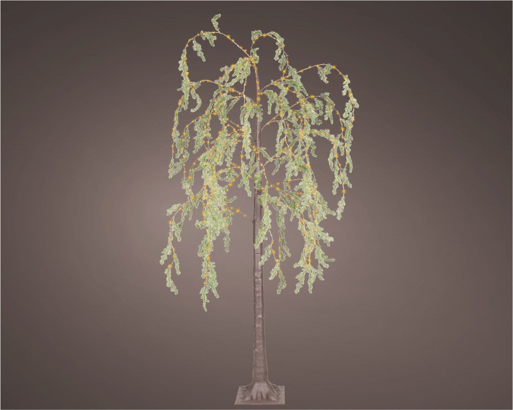 Wilgenboom voor buiten | 480 LED lampjes | bruin/klassiek warm wit | 180cm