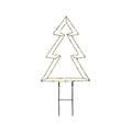 Boom voor buiten met verlichting | metaal | zwart/warm wit | 40cm