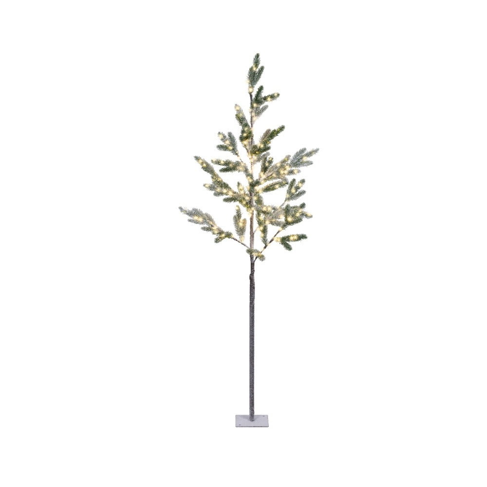 Boom voor buiten met verlichting | kunststof | groen/warm wit | 150cm
