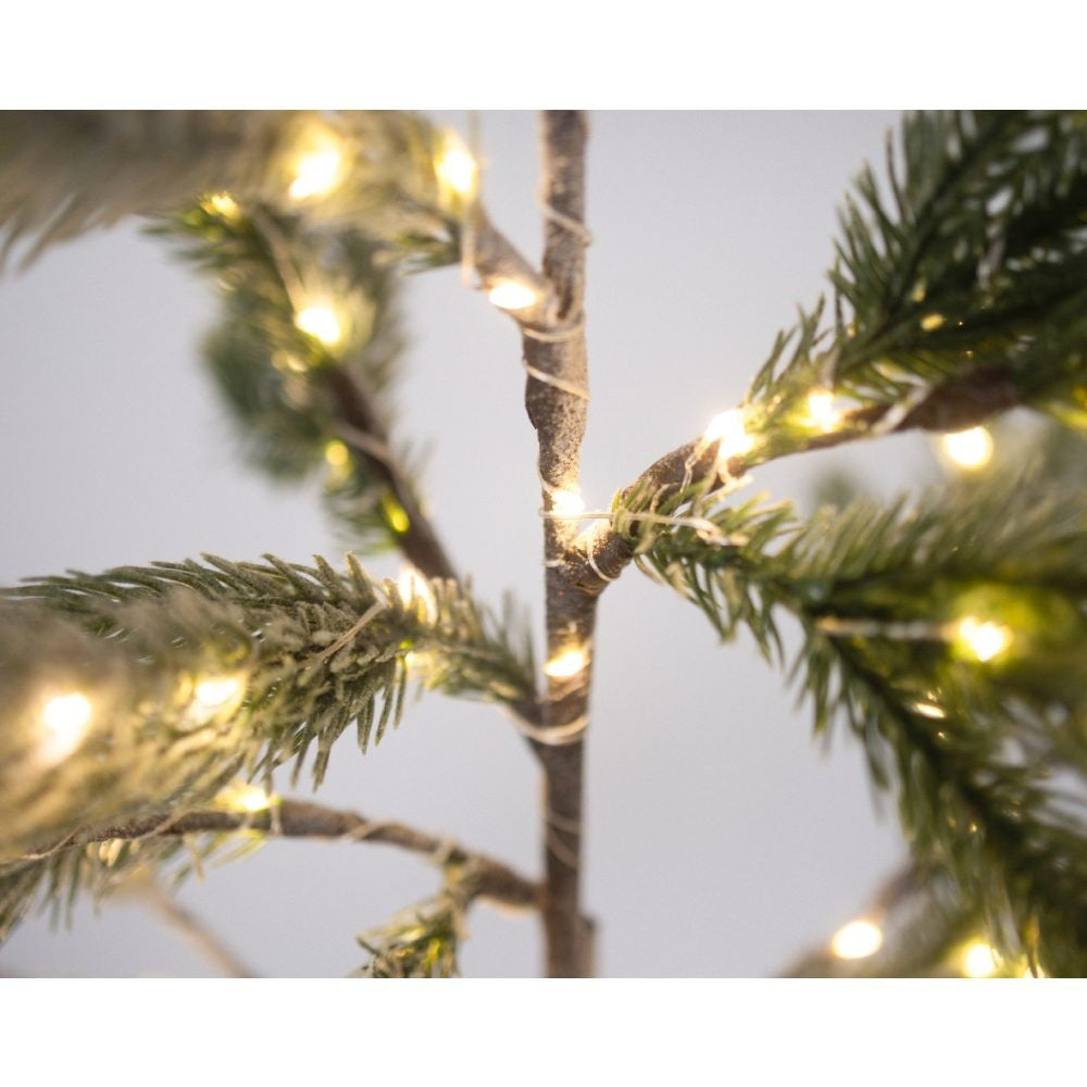 Boom voor buiten met verlichting | kunststof | groen/warm wit | 150cm