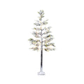 Boom voor buiten met verlichting | kunststof | groen/warm wit met bevroren details | 150cm