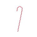 Kersthanger zuurstok | plastic | rood/wit | 9cm