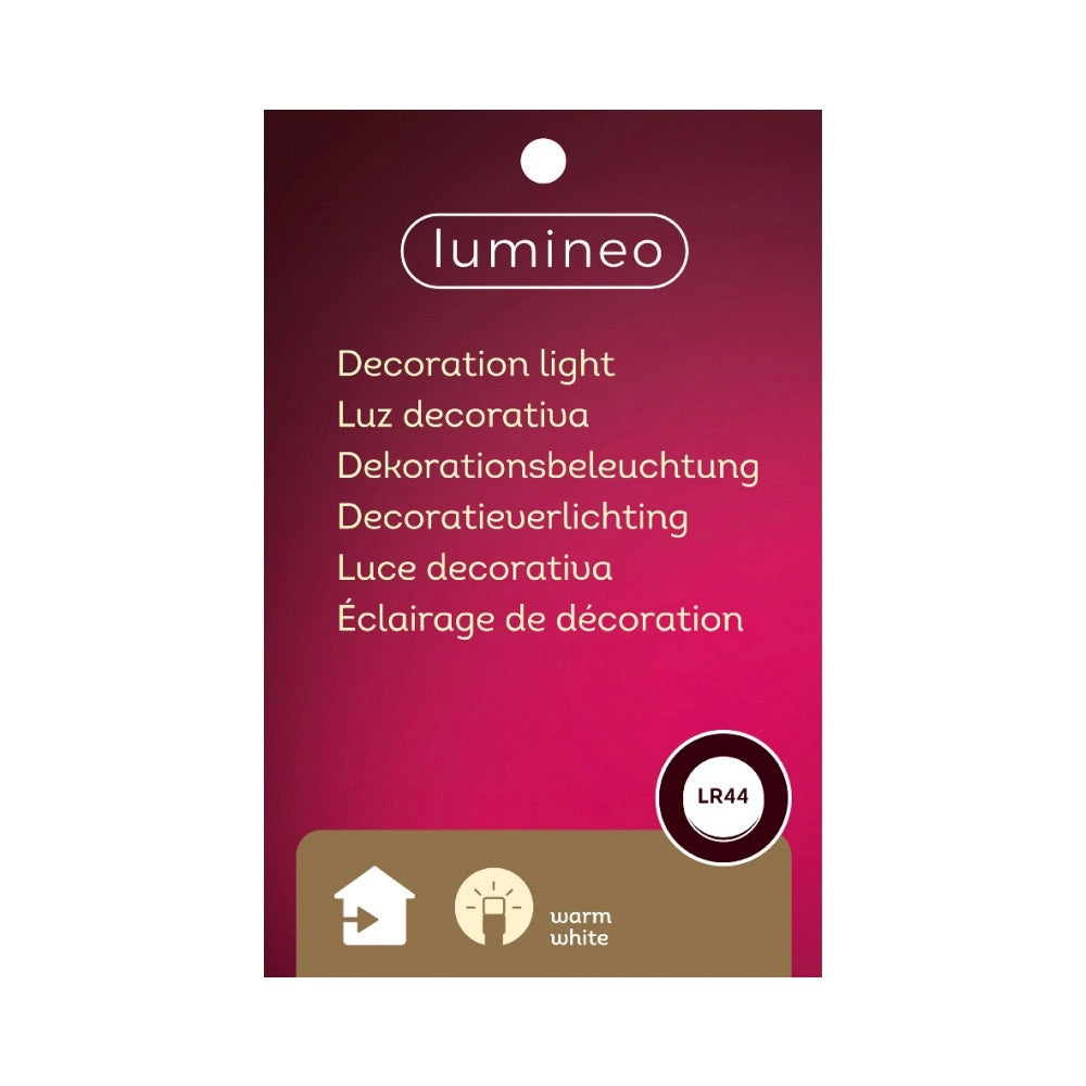 Besneeuwde kersthuisjes | polyresin | bruin met LED lampjes | 12,5cm