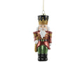 Kersthanger soldaat | onbreekbaar | rood/multicolor metallic | 14,7cm
