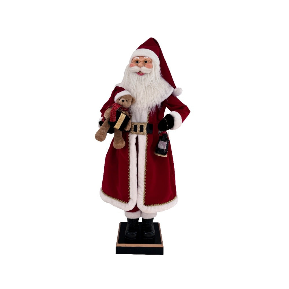 Grote kerstman | polyester | rood | 200cm