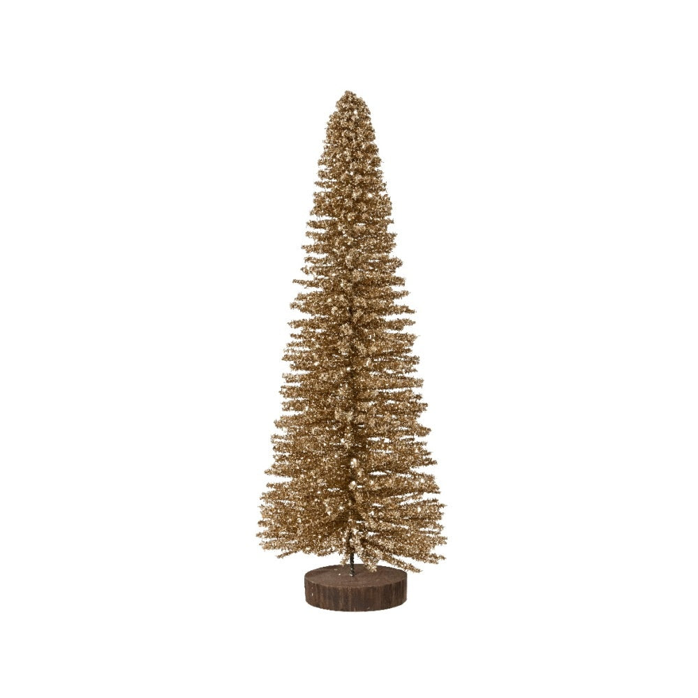 Boom op voet | bamboe | goud | 39cm
