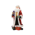 Kerstman met pakjes | polyresin | rood | 22cm