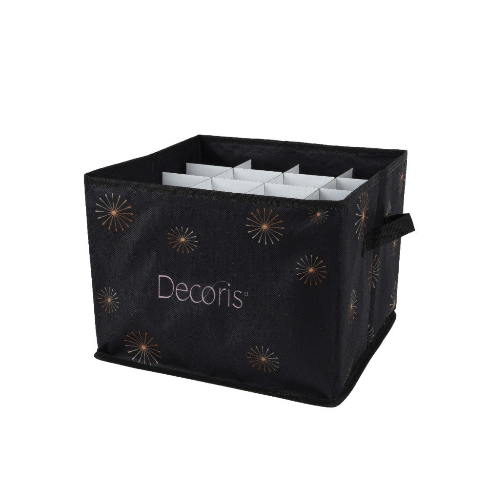 Opbergbox | polyester | bruin | 33,5cm