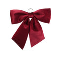 Kerststrik | polyester | ossenbloed | 52cm