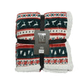 Kerstkleed rendier | groen/rood | 150cm