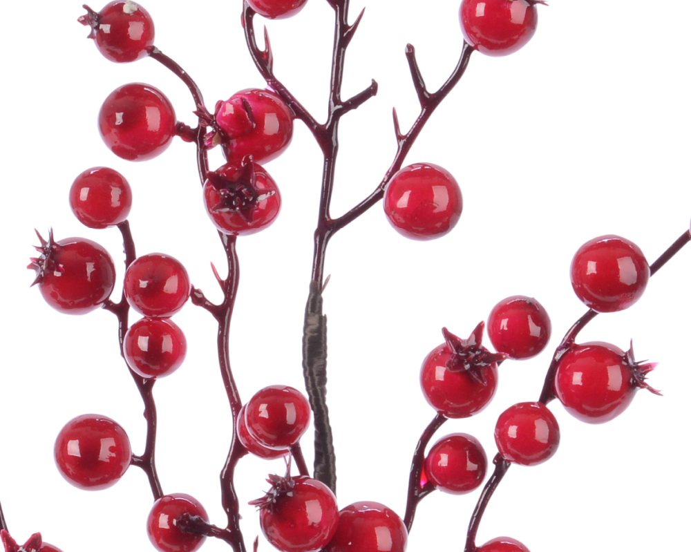 Kersttak | foam | rood | 60cm